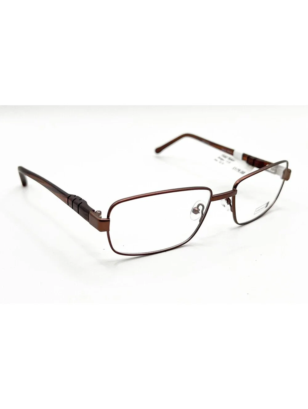 Contrast Focus Brn Brown Authentic Eyeglasses 57-17-145